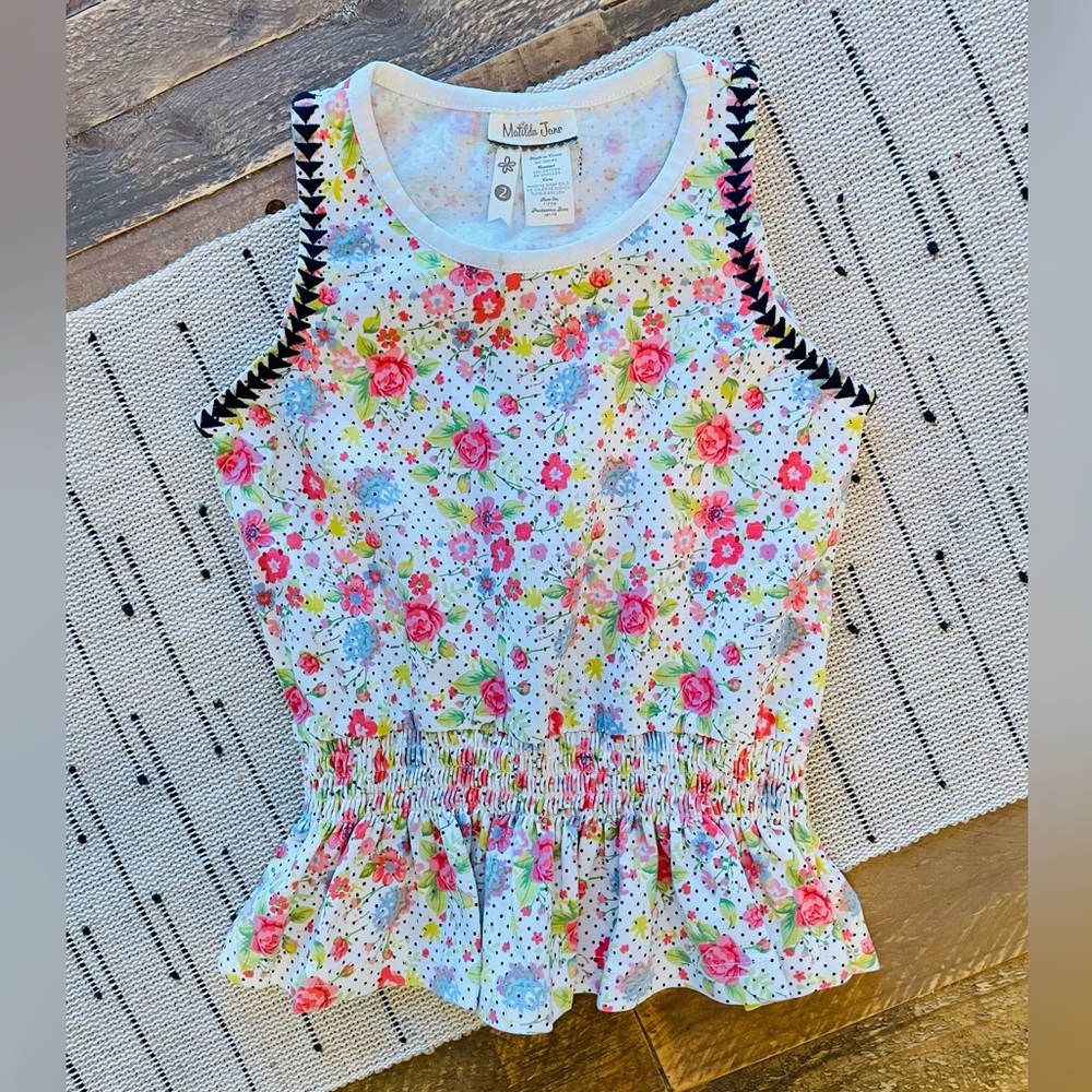 Matilda Jane - In the Garden Tank - Size 2